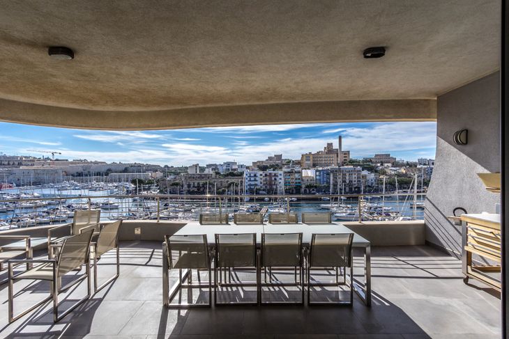 Property for Rent in Malta: Ta'Xbiex Waterfront Property - Malta Luxury Homes