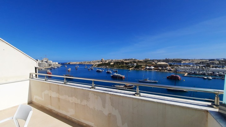 Property for Rent in Malta: Sliema Waterfront Penthouse - Malta Luxury Homes