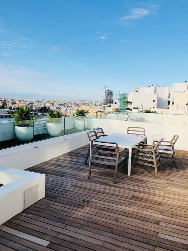 Property for Rent in Malta: Sliema Waterfront Penthouse - Malta Luxury Homes