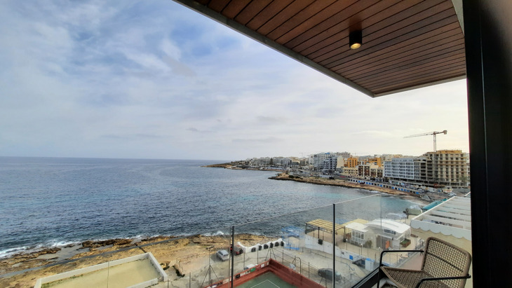 Property for Rent in Malta: Bugibba sea view apartment Mls 1001065